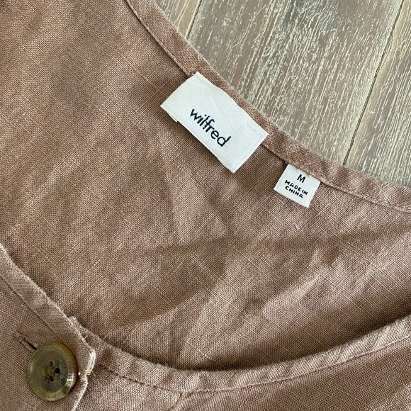 Aritzia Wilfred 100% Linen Vachel Blouse - Picture 7 of 10